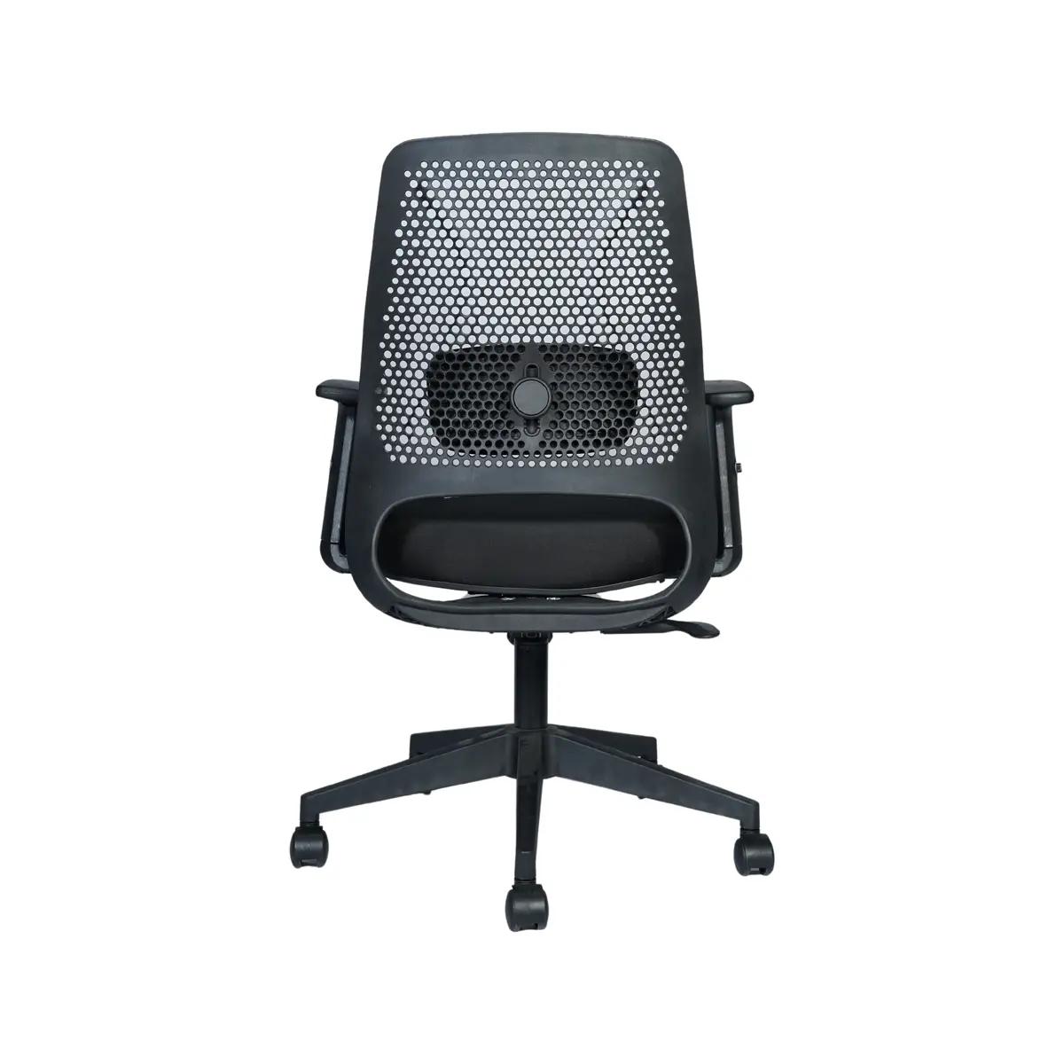 DecArt Bubble Mid-Back Chair (BUBBLE-MB) in Black — office chair manufacturer, Faridabad