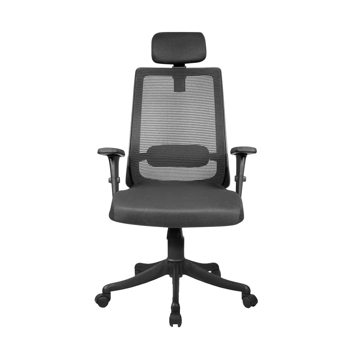 DecArt Hilite High-Back Mesh Chair (HILITE-HB) in Black — office chair manufacturer, Faridabad