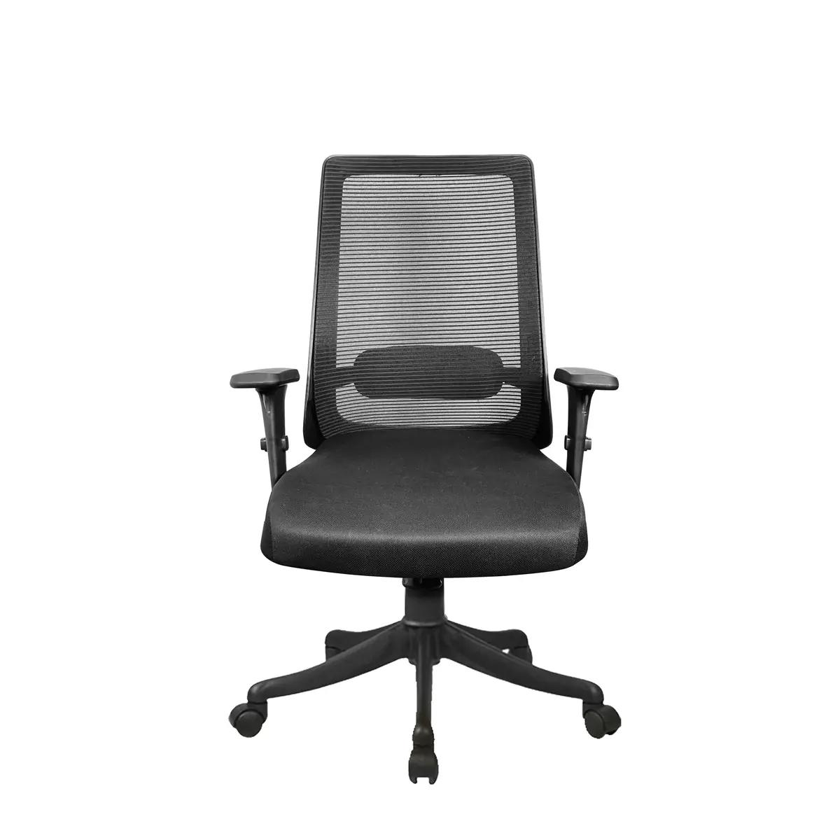 DecArt Hilite Mid-Back Mesh Chair (HILITE-MB) in Black — office chair manufacturer, Faridabad